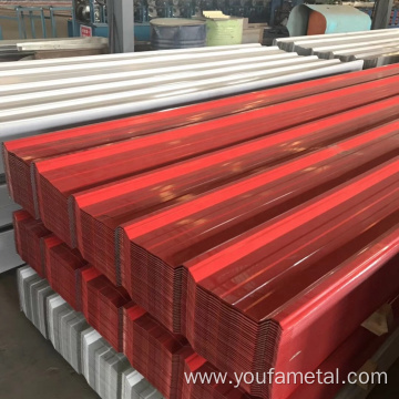 Roofing Sheet Corrugated Color Coated Galvanized PPGI Sheet